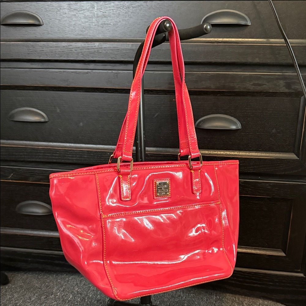 Dooney & Bourke Patent Leather Pink Tote